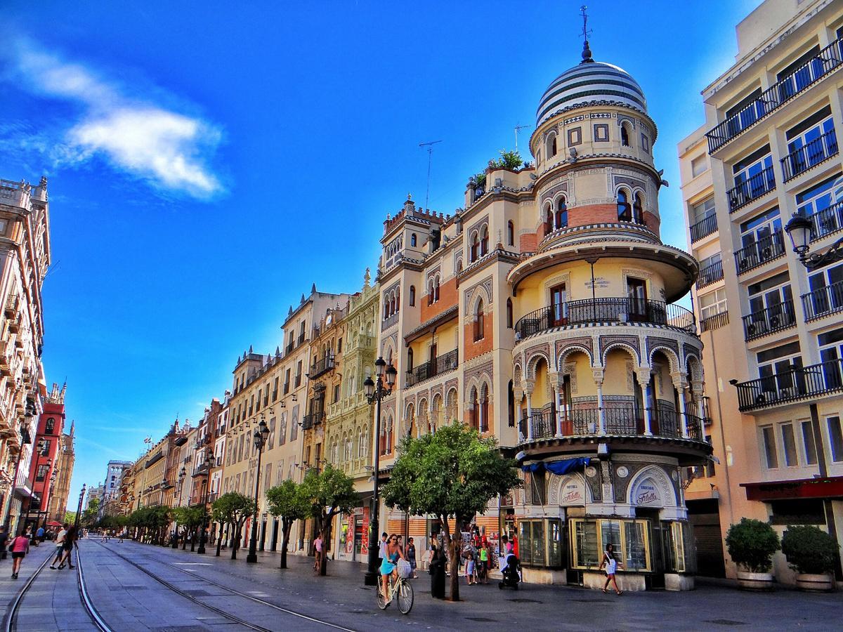 Hostly Acetres 1A Loft In City Center, Comunal Terrace, Fibre,Parking Optional Sevilla Exteriér fotografie