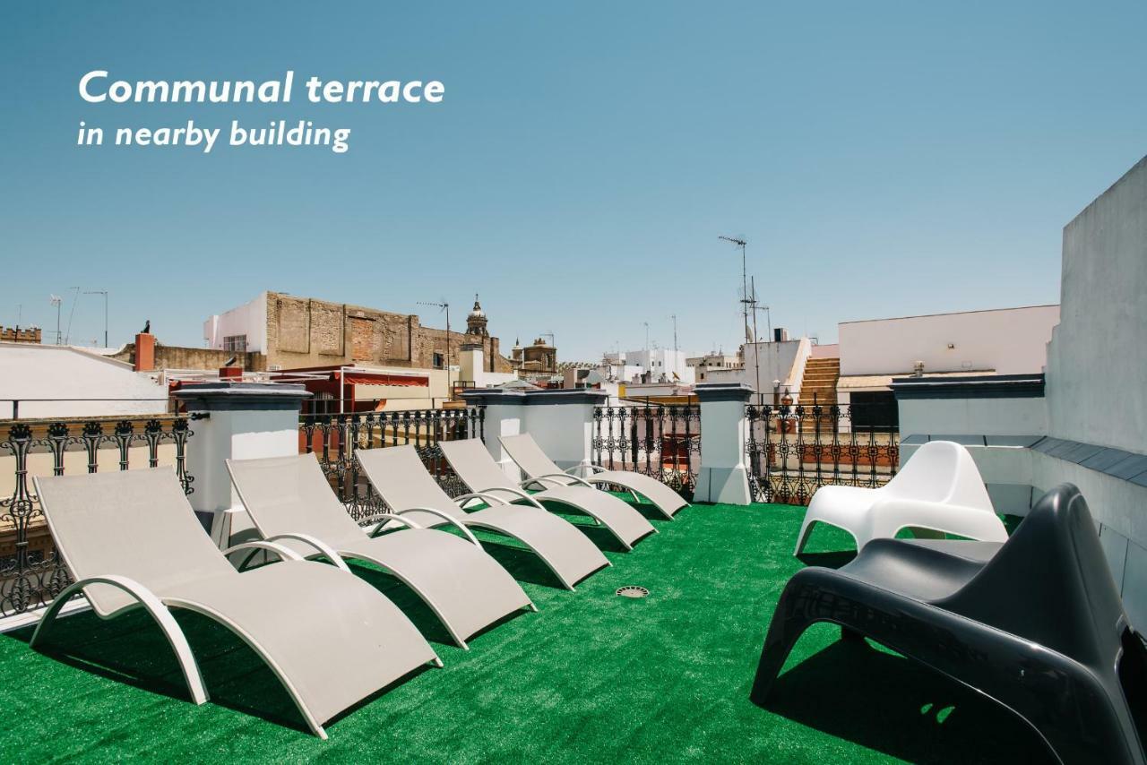 Hostly Acetres 1A Loft In City Center, Comunal Terrace, Fibre,Parking Optional Sevilla Exteriér fotografie